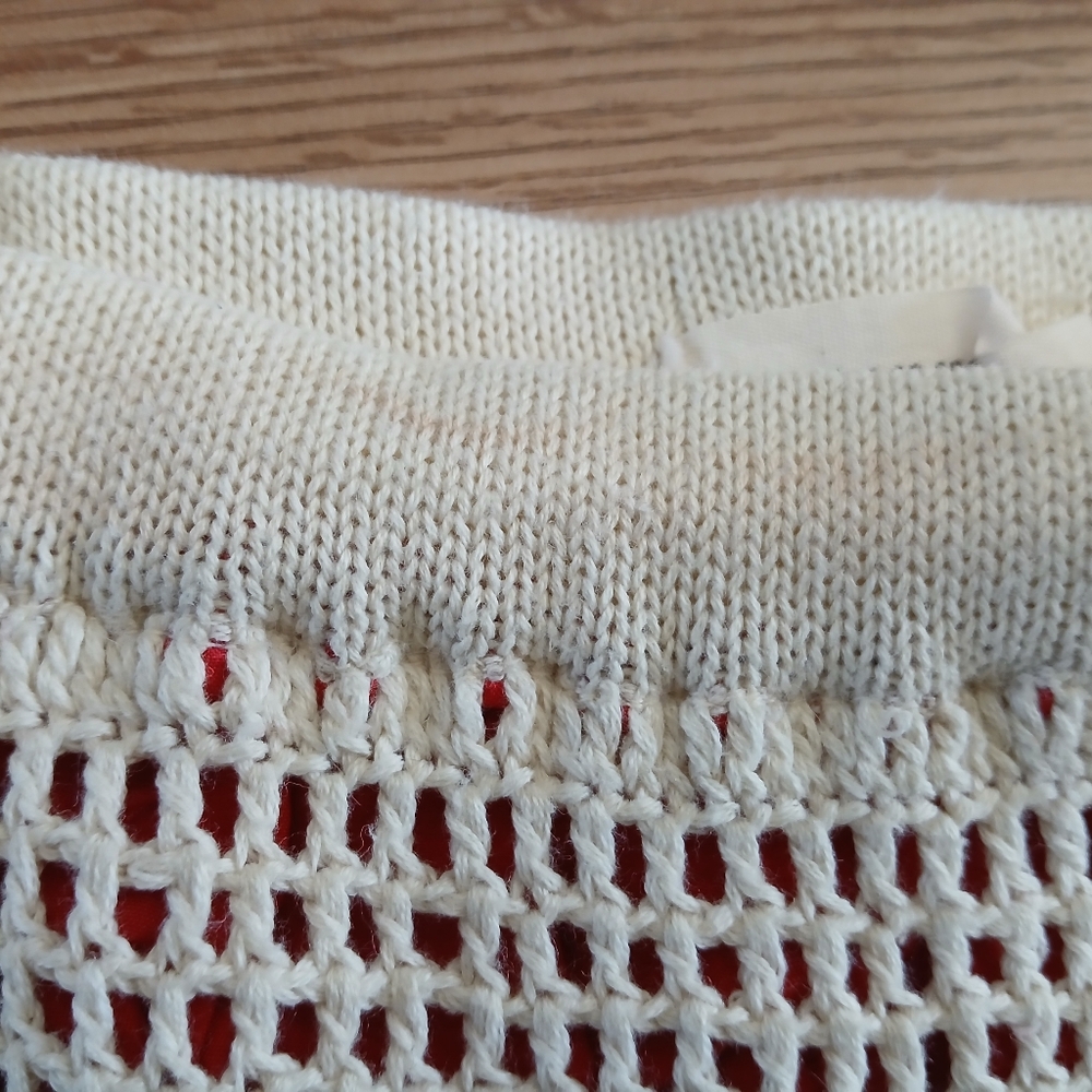 Sleeping On Snow Cream Crochet Maxi Skirt - Picture 3 of 8